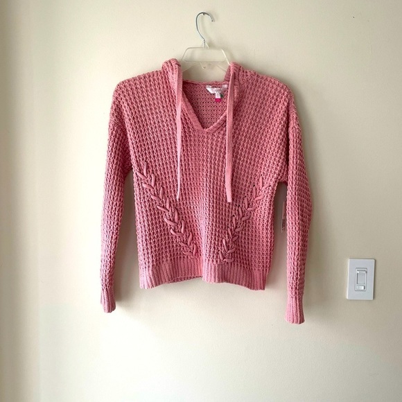 - No Boundaries Juniors lace Up Pullover Size L - Picture 2 of 9